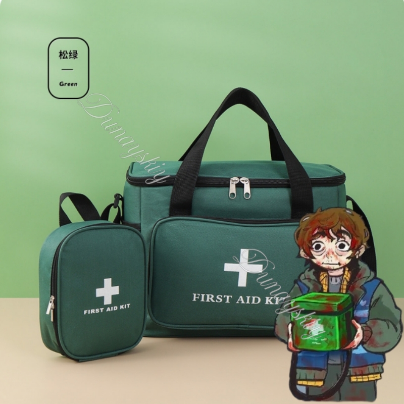 First Aid Kit - Borsa verde per kit di pronto