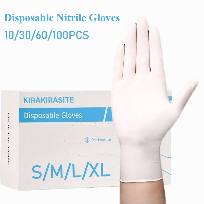 Medical Gloves - Guanti monouso in nitrile bianco Guanti