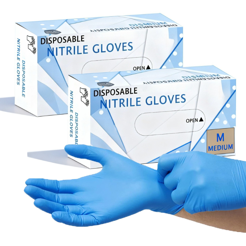 Medical Gloves - 10-100PCS Guanti in nitrile blu Guanti