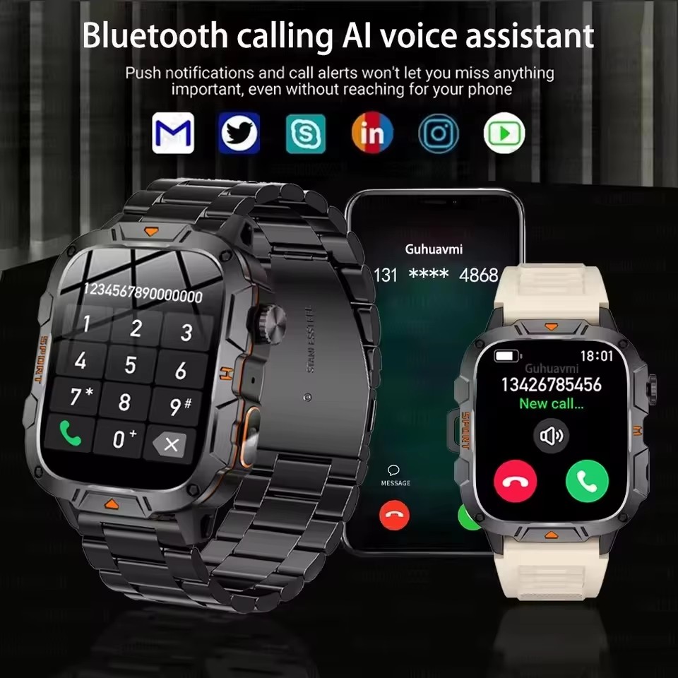 Nuovo Smartwatch Militare 2026 - Blood Pressure Monitor recensione e prezzo