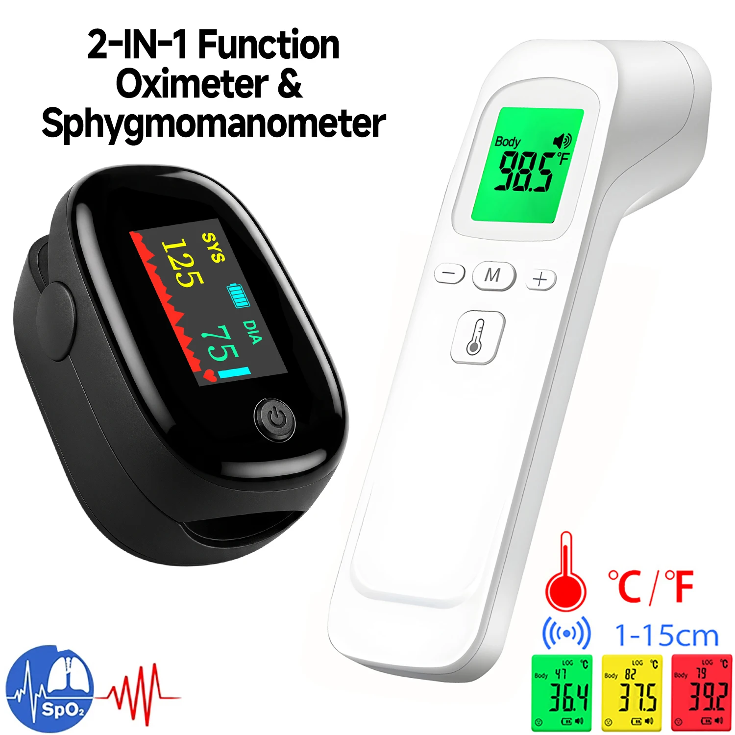 Termometro a infrarossi per la - Pulse Oximeter recensione e prezzo
