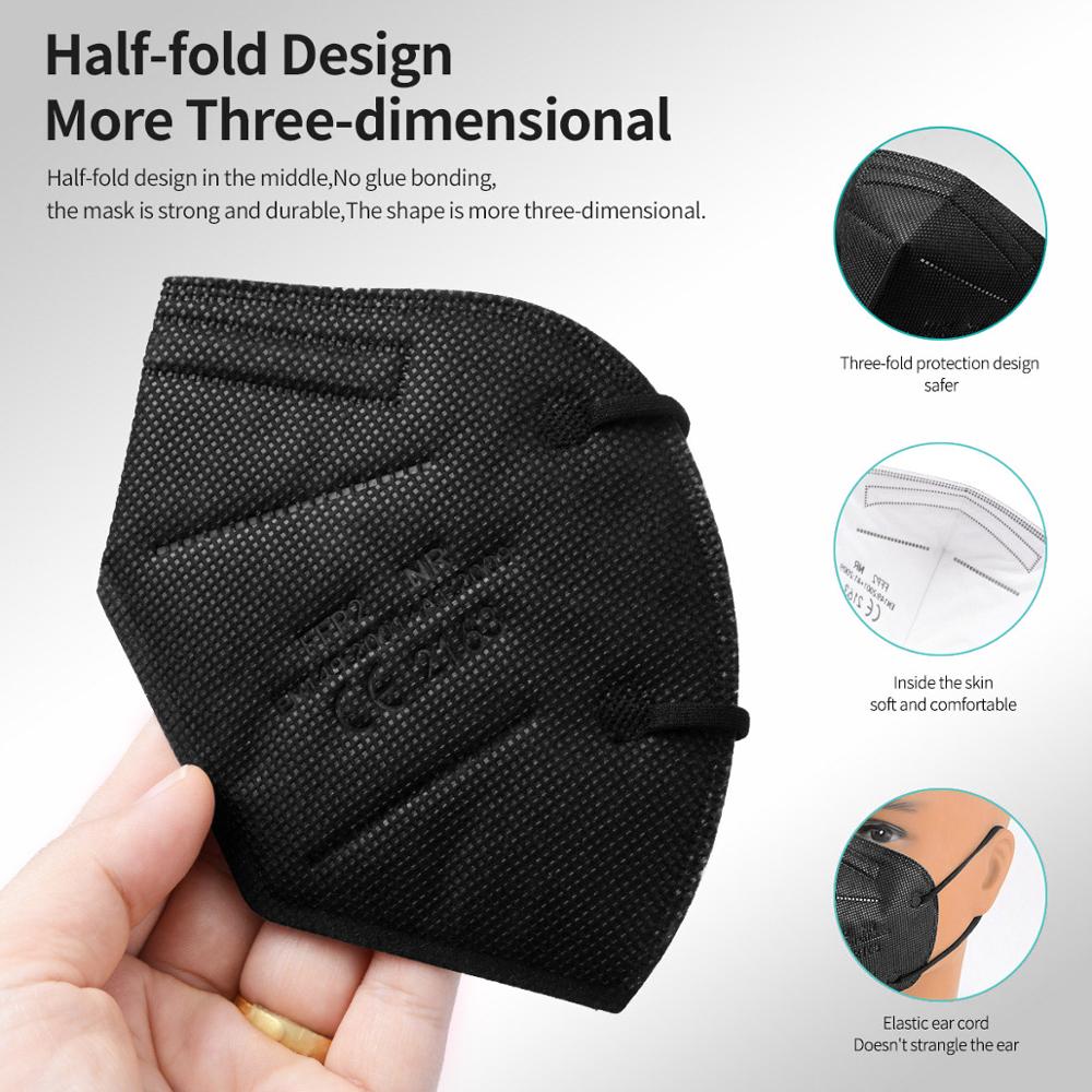 10-100 Pz Maschere FFP2 KN95 M - Surgical Mask recensione e prezzo